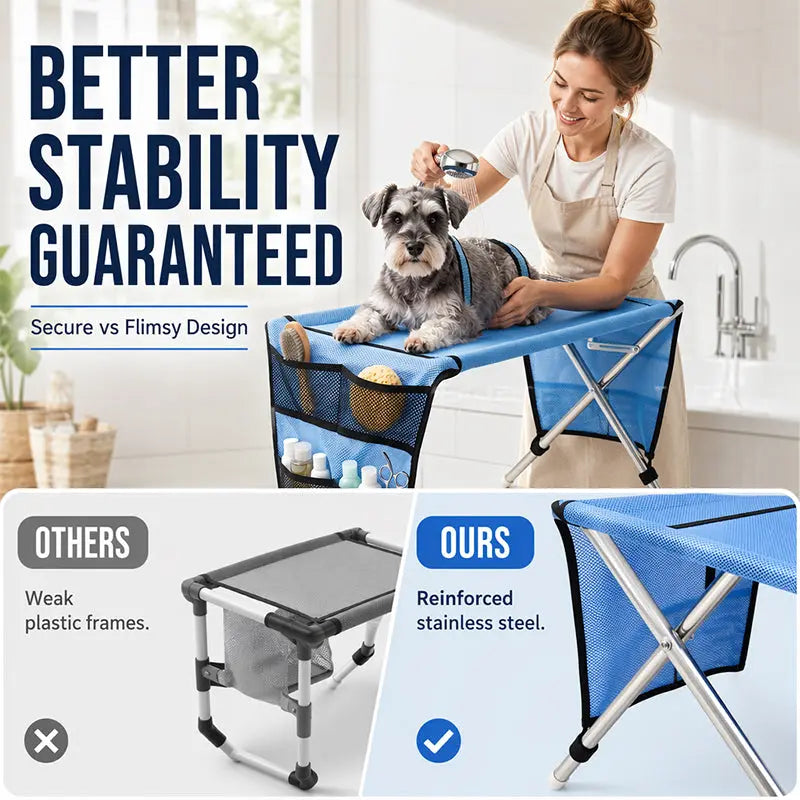 ⏳ ¡50% de descuento por tiempo limitado! ⏰ Cama plegable 2 en 1 para el aseo de mascotas 🐱🐶🛋️