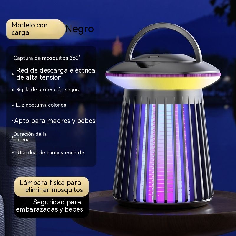 ⚡ El mejor matamoscas eléctrico: ¡Mantente libre de picaduras toda la noche! 🌙