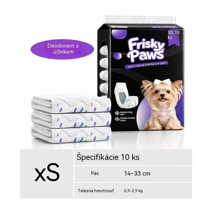 🐶 1 balenie po 10 kusov💧 Jednorazové plienky pre domáce zvieratá: super savé, priedušné a pohodlné, udržia vášho psa alebo mačku v suchu a šťastí 🐱✨