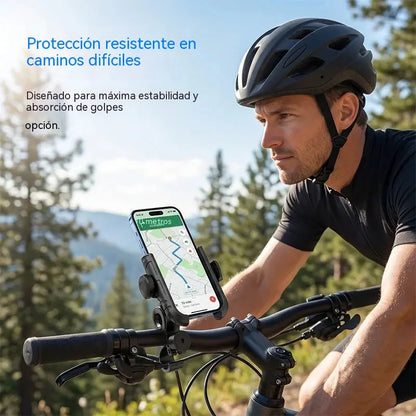 🚴‍♂️ Soporte para teléfono para bicicleta con candado SecureLock | Compra 2 y llévate 1 gratis 🔥 | Resistente a golpes y de liberación rápida ✨