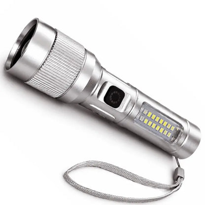 🔦 Multifunkčné LED svietidlo so zoomom