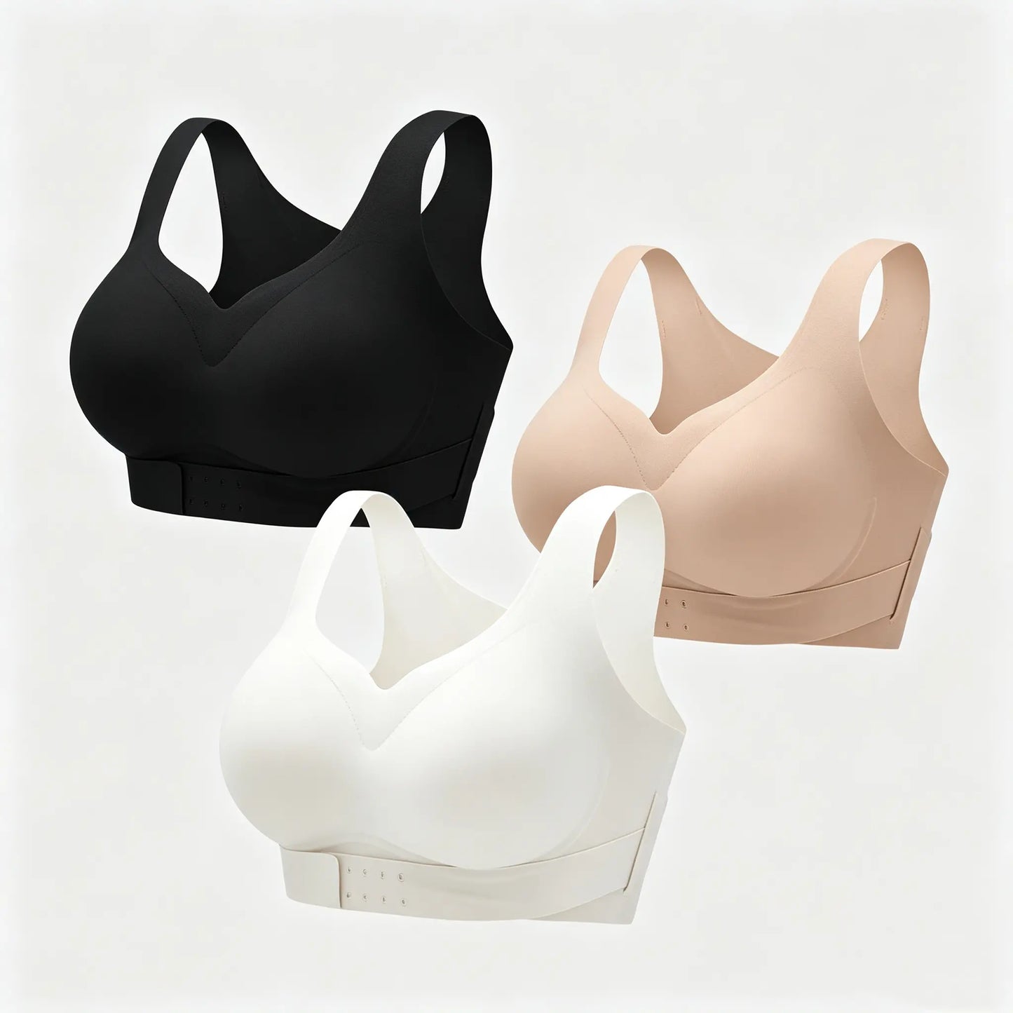 【✨Kúpte 1 a získajte 2 zadarmo ---3 položky za 25 eur】Dámska tvarujúca podprsenka, koriguje chrbtovú líniu💋