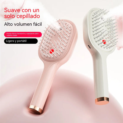 【30%OFF】💖💨Un peine con función de pulverización de un solo botón para evitar eficazmente que el cabello se enrede.