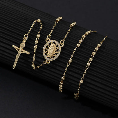 ✝️📿50% DE DESCUENTO✨ Collar con cruz vintage, elegante joyería de perlas
