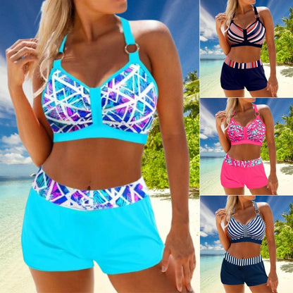 🏖️👙【45% OFF】🌴2026.【S-5XL】Komplet kupaćih kostima s printom za odmor na plaži