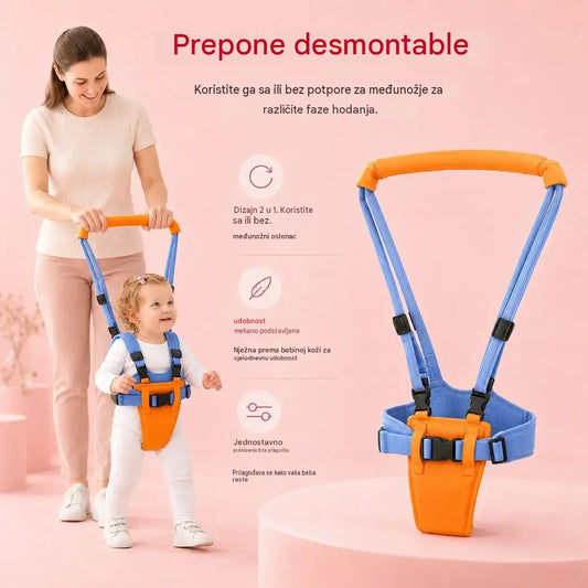 👶🚶Podesiva nosiljka za bebe za hodanje s odvojivom potporom za kukove