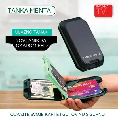 🔥RFID Pametni novčanik protiv krađe: Dizajniran posebno za vaše kartice i gotovinu, elegantan, lagan i siguran.