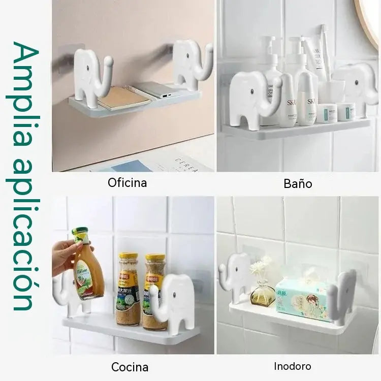 🐘50% de descuento⏰ Estantería con forma de elefante, multifuncional, bonita y práctica🏠
