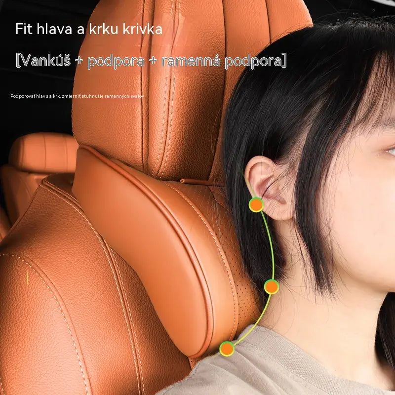 🛡️🚗Ergonomický vankúš do auta z pamäťovej peny – uvoľňuje napätie v oblasti krku a ramien; jazdite bez únavy! 💪😌