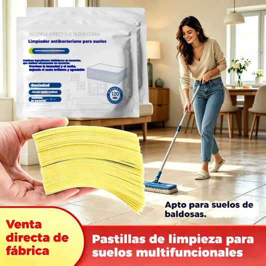 🧹【¡Compra 1 y recibe 1 GRATIS!】✨ 240 unidades de pastillas limpiadoras multiusos antibacterianas y desodorizantes | Aptas para madera dura, suelos laminados, azulejos y paredes de autocaravana
