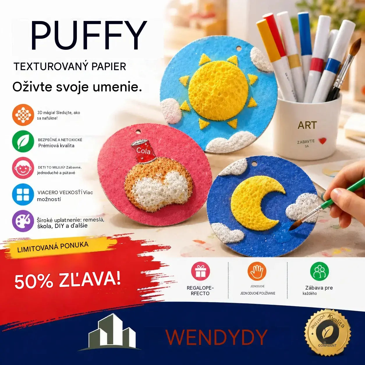 🎄Špeciálna prekvapivá ponuka! 🔮Ovládnite kúzlo kreslenia! 👩‍🎨Penový textúrovaný kresliaci papier🎁