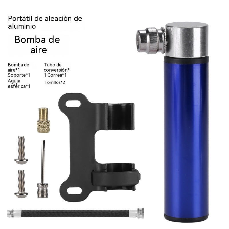 Minibomba de aire. Bomba de aire portátil para bicicleta de carretera. Bomba de aire universal de mano para baloncesto.