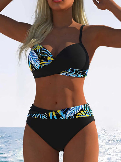💞 Dámske dvojdielne push-up bikiny 🌊 Zvýraznia vaše krásne krivky, ponúkajú maximálne pohodlie a vyžarujú nadčasovú eleganciu.