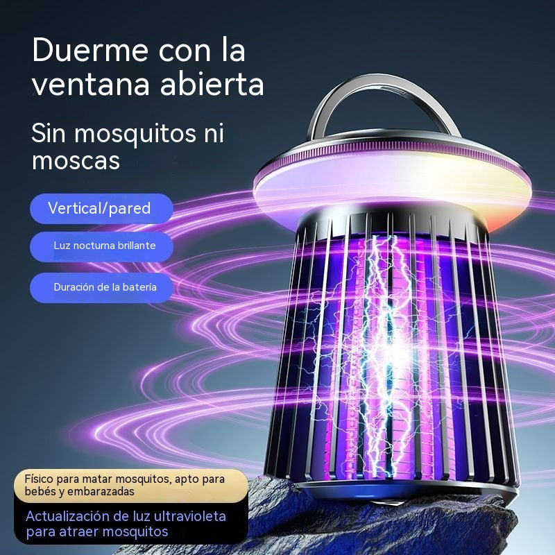 ⚡ El mejor matamoscas eléctrico: ¡Mantente libre de picaduras toda la noche! 🌙