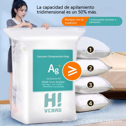 Paquete de 5 🤩🤩 Bolsas de compresión al vacío antibacterianas sin extracción
