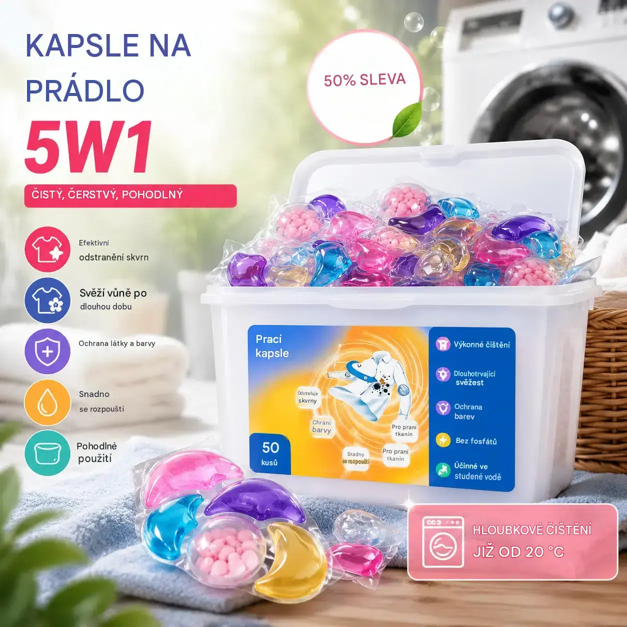 ✨👚【30 kusov】✨Extra veľké vedro 6v1 vonné perličky na bielizeň odstraňujú škvrny a zanechávajú vôňu, hladko likvidujú roztoče a baktérie