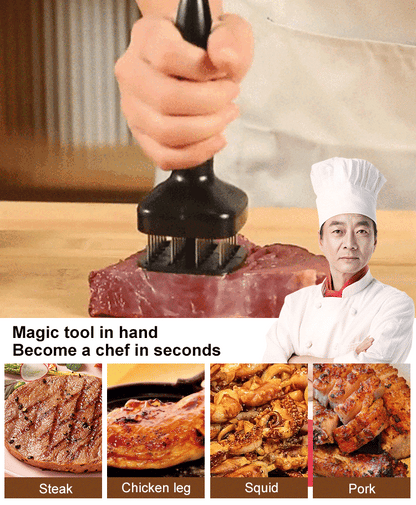 【2 komada 23 Euro】🥩 Omekšivač mesa od igala od nehrđajućeg čelika – omekšava meso bez gnječenja.