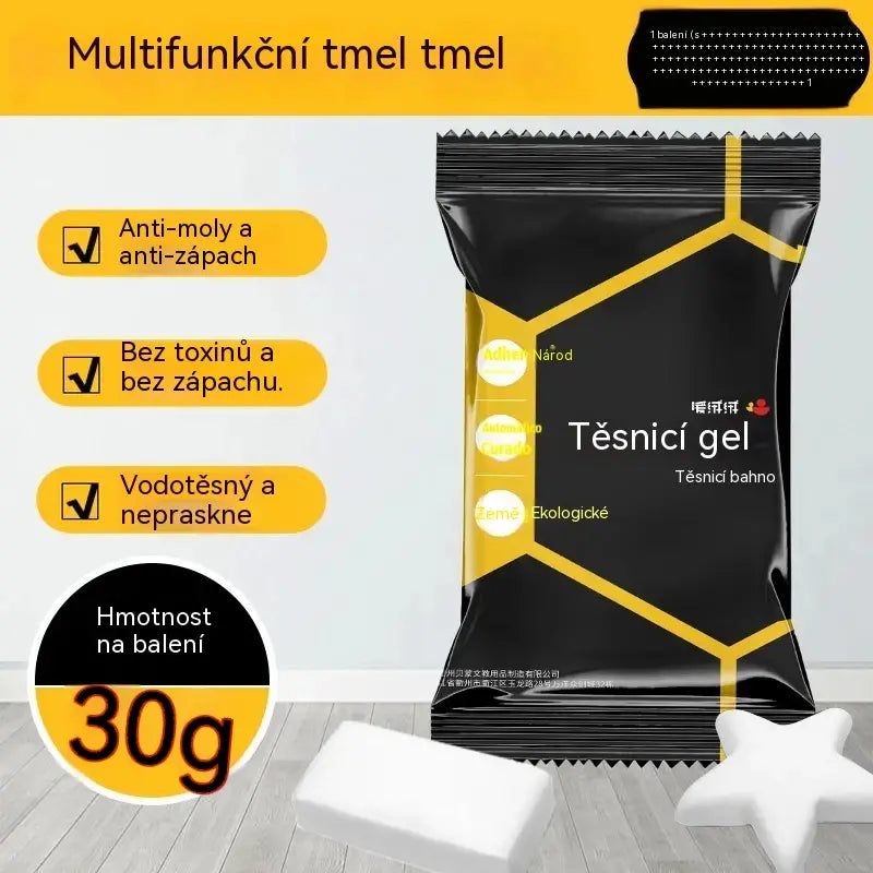 【10 položiek za 22 eur】🔧 Biely vodeodolný tmel - Na opravu otvorov, stien a vzduchovodov klimatizácie 💧🏠