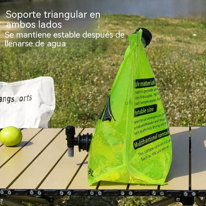 3 artículos por 27€【8L】--Bolsa de hidratación externa portátil de gran capacidad. Bolsa para almacenar agua y bebidas para acampar que cabe en el coche.