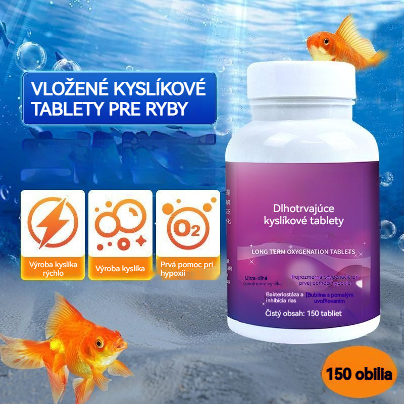 🐟【【150 kapsúl】19 eur za fľašu】💧 Šumivé tablety na čistenie vody v akváriu a jazierku, okysličovacie tablety na akváriu 🔥
