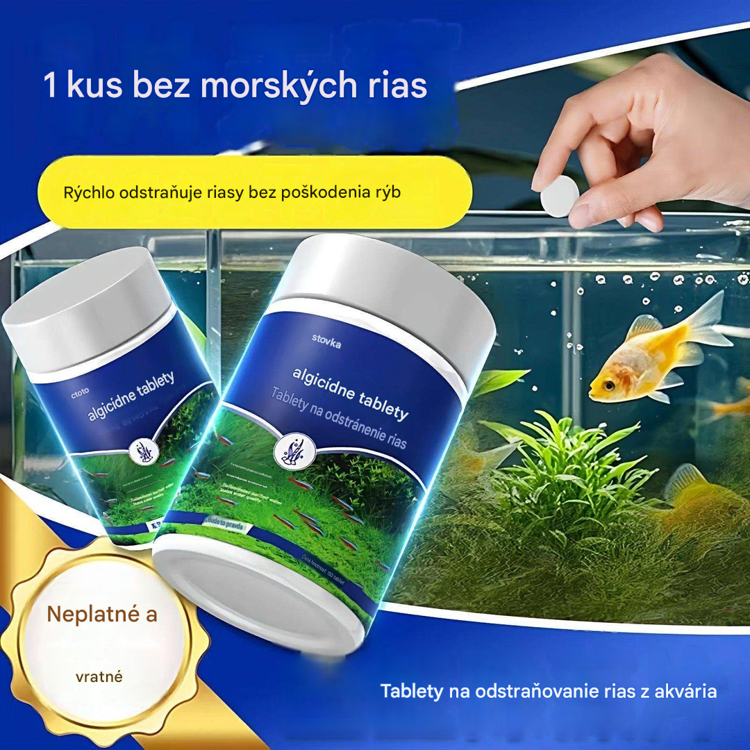 🐠🌿 Odstraňovač machu a zelenej vody do akvárií