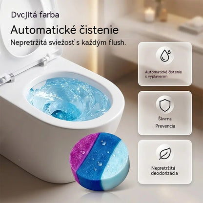 💖5 balení za iba 22 eur✨🚽Čistiace tablety do záchodu s vôňou gardénie: tri farby, tri účinky, odstraňovanie škvŕn, dlhotrvajúca vôňa.