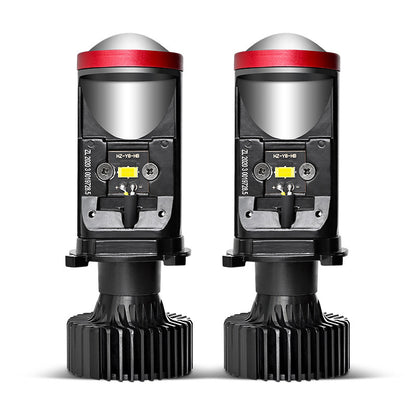 1 juego de 2 piezas⚡¡Gran oferta! 49% de descuento✨Faro LED Canbus Y6D H4 súper brillante para coche, 6500K, 90W, 18000LM, kit de conversión de luz alta/baja.