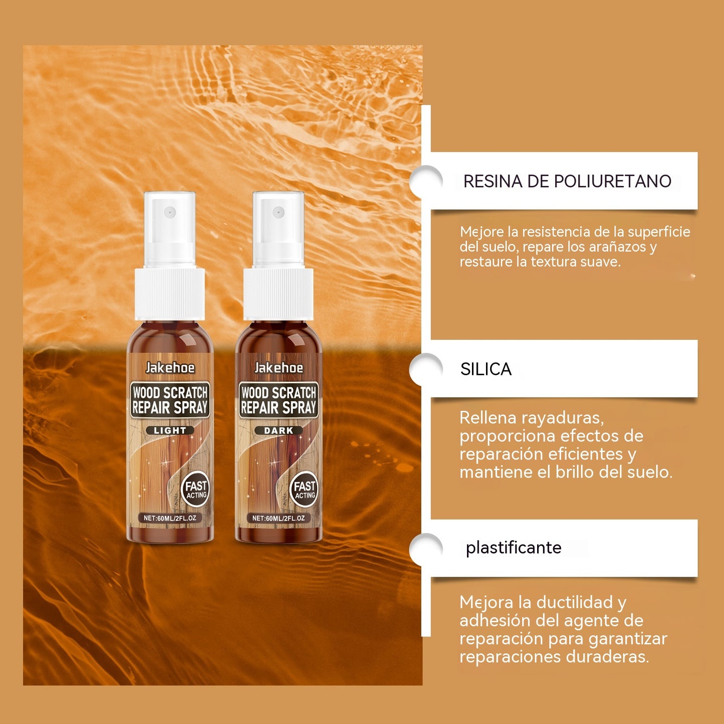 🌟Compra 1 y llévate 1 gratis🌳 Limpiador y abrillantador para suelos de madera