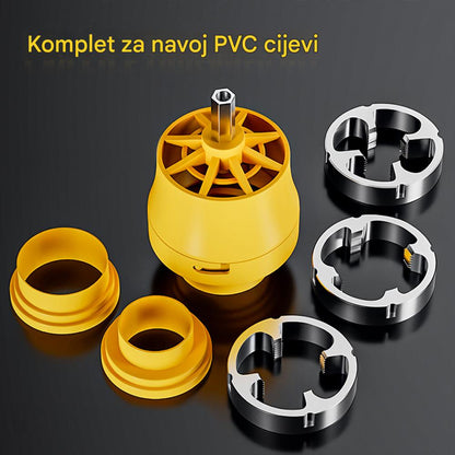⚙️🔩 Nastavak za Urezivanje Navoja na Cijevima za Vodu – Unutarnji i Vanjski PVC Navoji za Nekoliko Minuta