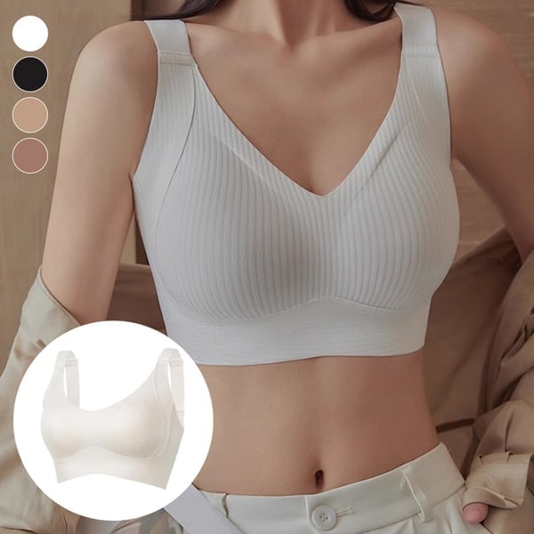 😍【Paquete de 2】Sujetador inalámbrico de una pieza para mujer❤️【40-95 kg】