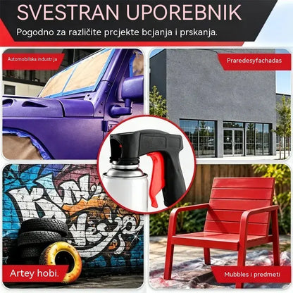 🔥🔥Kupi 1, drugi dobivaš besplatno🔥 2 komada za 24 €🔥🎨🔧 Ručka za sprej | Ergonomski prihvat za bojanje automobila, zidova i „uradi sam” projekata