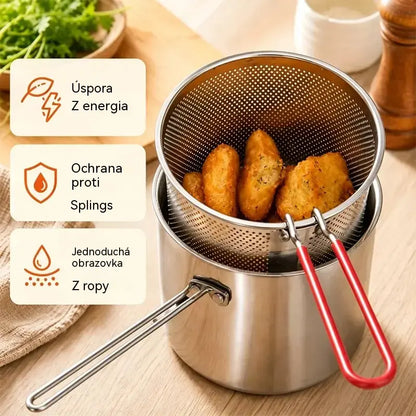 🔥 POSLEDNÍ DEN! -50 % | Multifunkční fritéza 304 | Snadné, rychlé a bezproblémové vaření 🍳