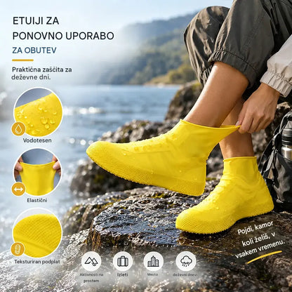 【2 para za 20 €】Preprečite, da bi se vaše superge premočile! Trpežne vodoodporne prevleke za čevlje: nedrseče in zložljive – preproste za prenašanje v torbi 🌧️