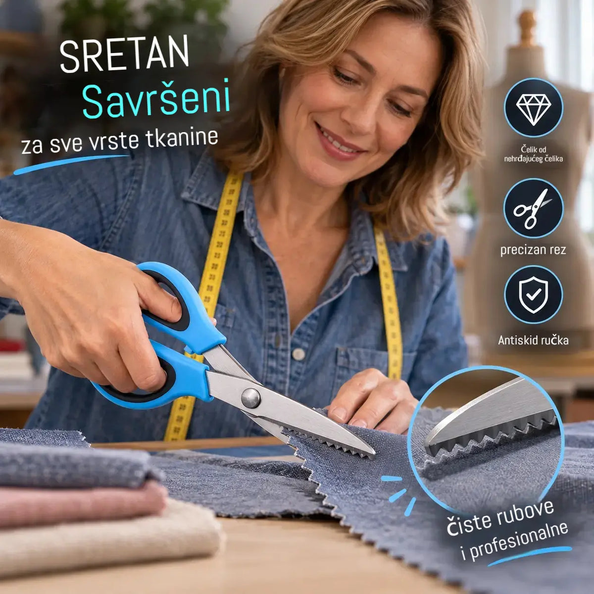 🔥2 artikla za 26 eura✂️ Profesionalne škare za rezanje – Oštre, škare za rezanje