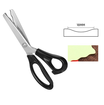 🔥✂️ Nazubljene škare za tkaninu, dostupne u 5 veličina.