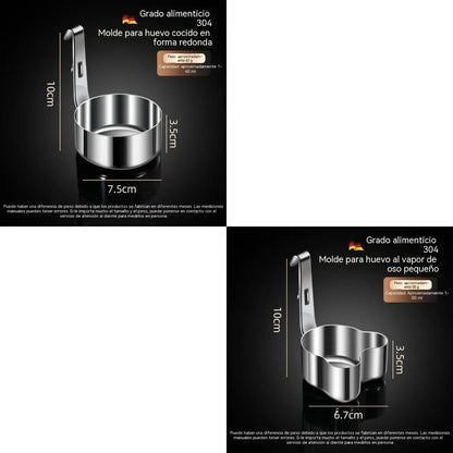 2 piezas 27 €- Molde de acero inoxidable 304 para huevos fritos