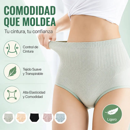 Último día con 50 % de descuento:【Compre 7 y obtenga 7 gratis】 bragas antibacterianas impermeables de cintura alta