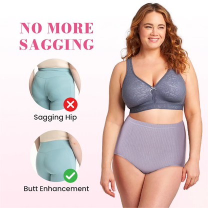 Damska bielizna plus size, wodoodporna, antybakteryjna, z wysokim stanem
