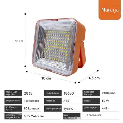 🔆🎒💡Solarna svjetiljka za šator i vanjska svjetiljka za hitne slučajeve visoke svjetline | Dugi vijek trajanja baterije | ABS materijal