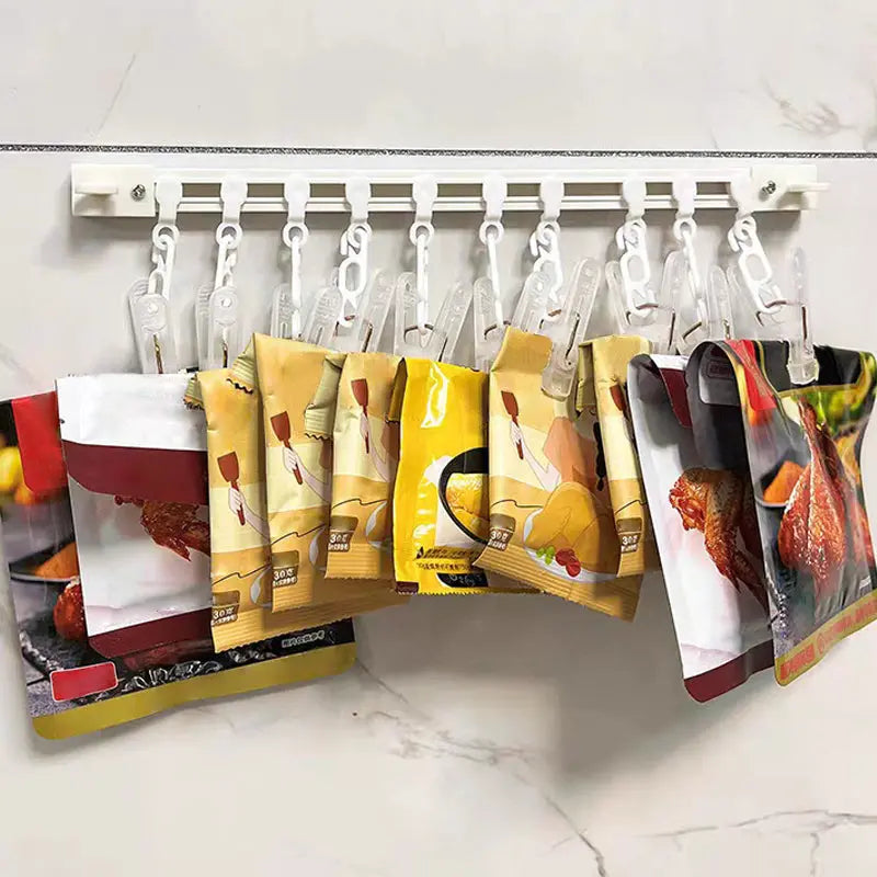 4 artículos por 27 €-📢 Compra 2 y llévate 2 gratis 👍 Ganchos deslizantes sin taladrar: 10 ganchos, adhesivo resistente, ahorran espacio.