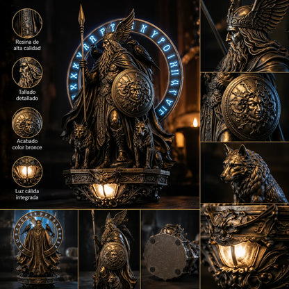 🔥Posledný deň: zľava 49 % – Nástenná lampa Odin 2026: Bdelé svetlo Všeobecného Otca🛡️