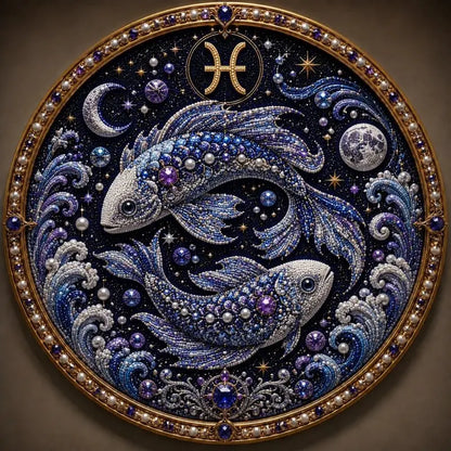 🎁🎁Kit de arte con perlas de los 12 signos del zodiaco