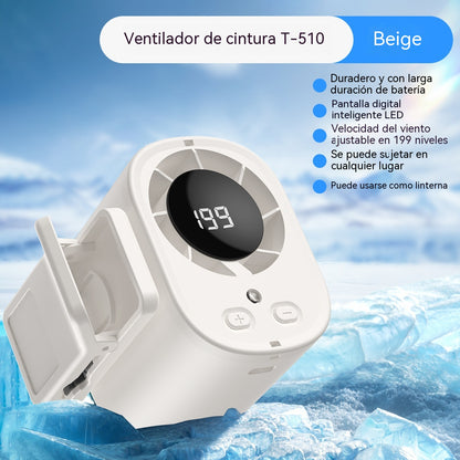 🌀❄Nový vysokokapacitný USB ventilátor s digitálnym LED displejom do auta a vonkajšieho prostredia