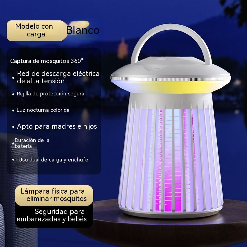 ⚡ El mejor matamoscas eléctrico: ¡Mantente libre de picaduras toda la noche! 🌙