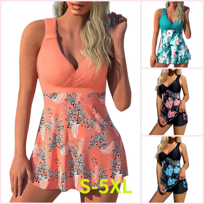 【30% OFF】🏖️🌴【S-5XL】Conjunto de traje de baño estampado para vacaciones en la playa 2026
