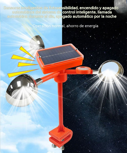 🐦🦉【NUEVO】Nuevo ahuyentador de pájaros con voz ajustable, alimentado por energía solar y eólica, mejorado