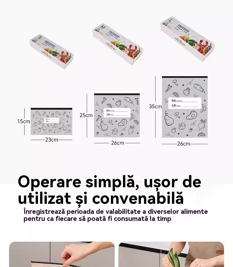 🔥🔥Celkom 120 antibakteriálnych hliníkových fóliových vrecúšok, super jednoduché použitie, pre zachovanie čerstvosti.