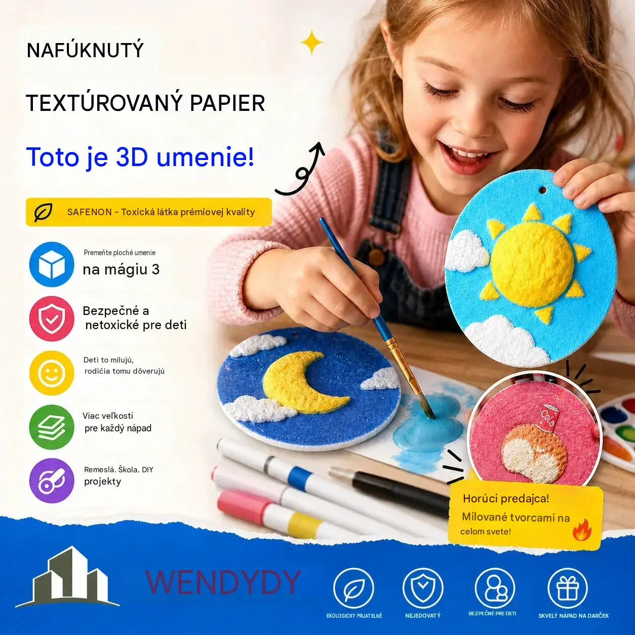 🎄Špeciálna prekvapivá ponuka! 🔮Ovládnite kúzlo kreslenia! 👩‍🎨Penový textúrovaný kresliaci papier🎁