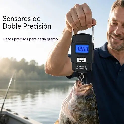 ¡Compra 1 y llévate 1 gratis! ‼️‼️Mini báscula electrónica portátil de 50 kg para equipaje.