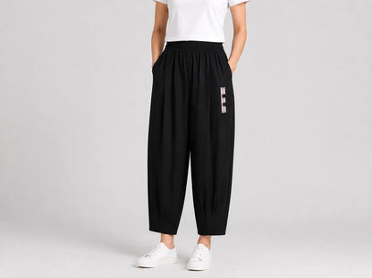 🔥【Kupi 1, dobiješ 1 gratis】🔥【M–4XL】 👖 Lagane i prozračne ljetne pamučno-lanene hlače – moderne ležerne hlače do gležnja